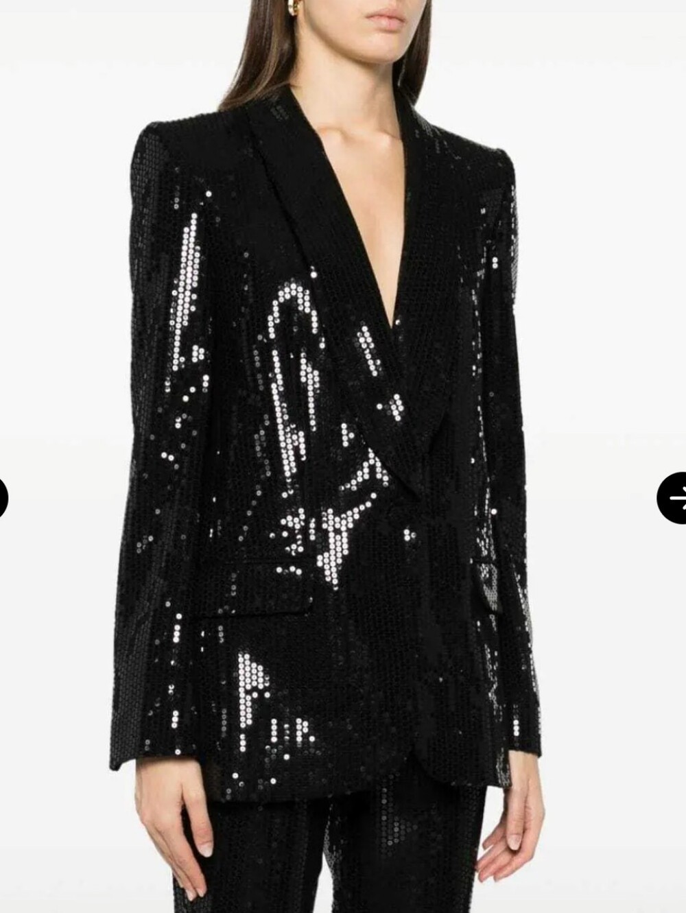 Zadig & Voltaire Vive Sequined Single Breasted Blazer 34
